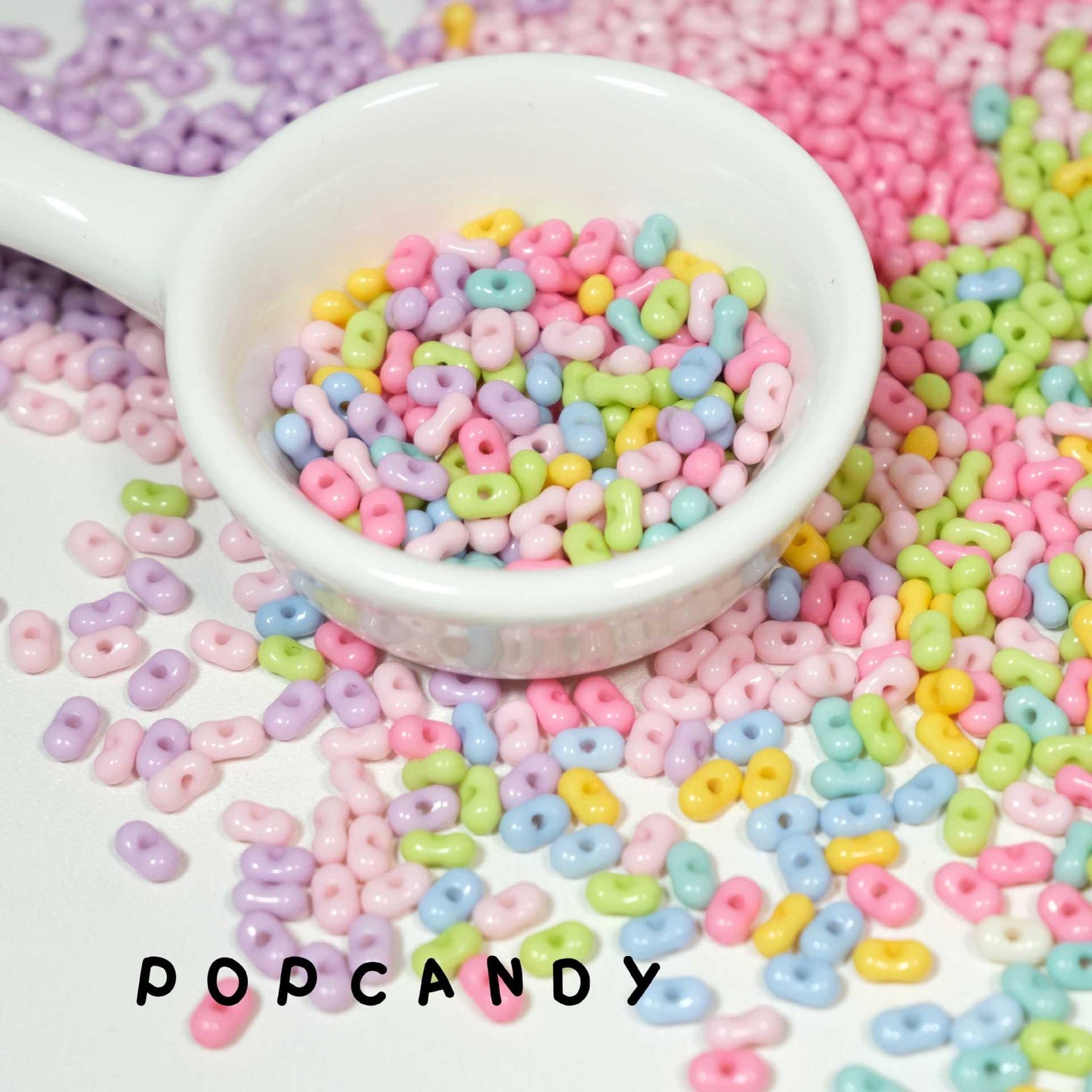 DIY beads,1 bag 2000 beads,mix color,4x6.5mm