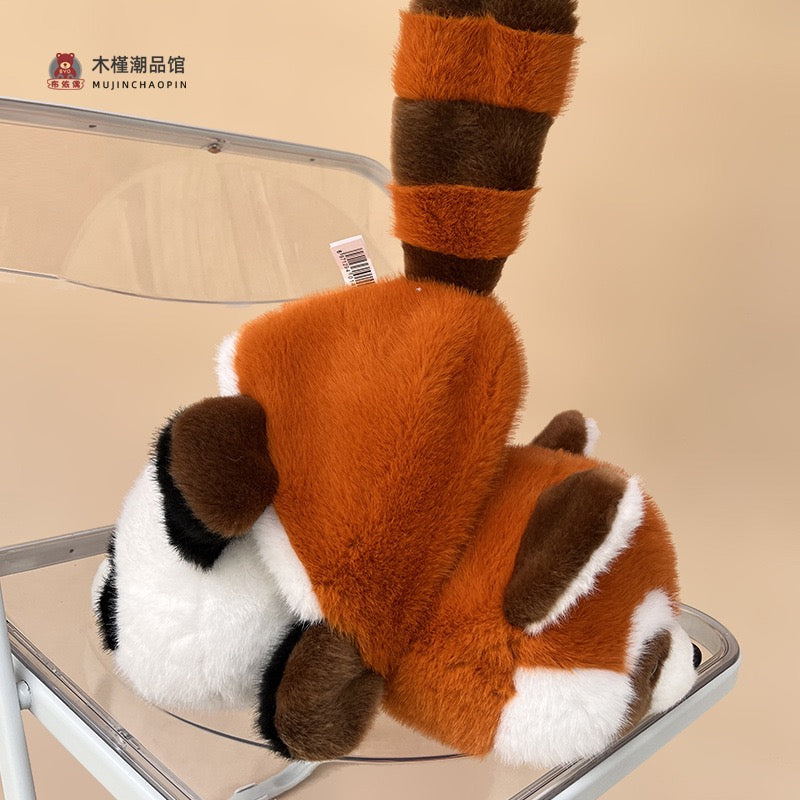 【PREORDER】Magical panda plush doll, red panda disguised as a panda,20cm