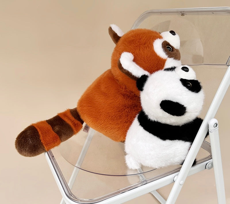 【PREORDER】Magical panda plush doll, red panda disguised as a panda,20cm