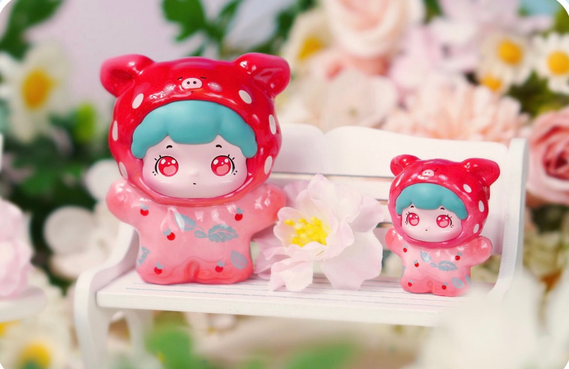 Baobao Spring Outing Season Plush Size Mini Bean-Spring Peach