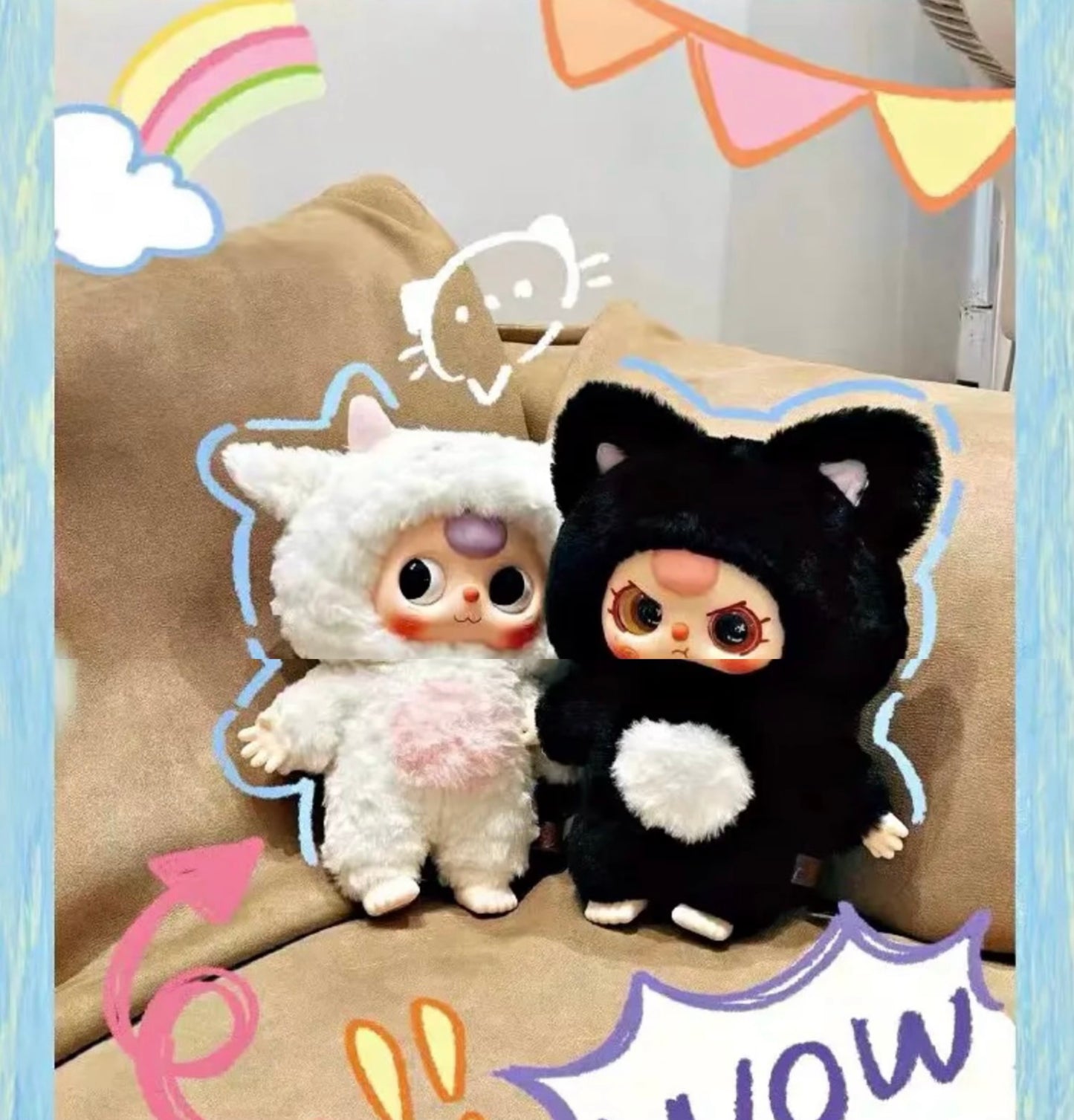 【CNY SALE-CONFIRMED DESIGNS】Baby 3 400% Plush Doll V1