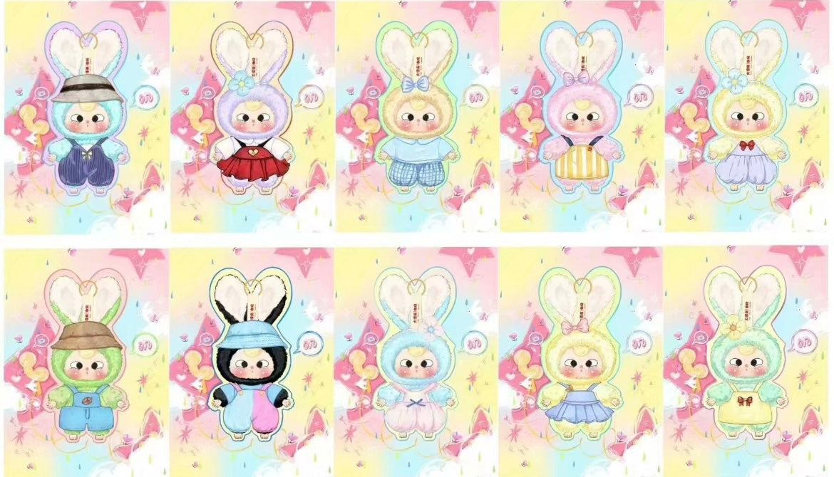 Baby 3 Macaron Bunny Plush Doll V1