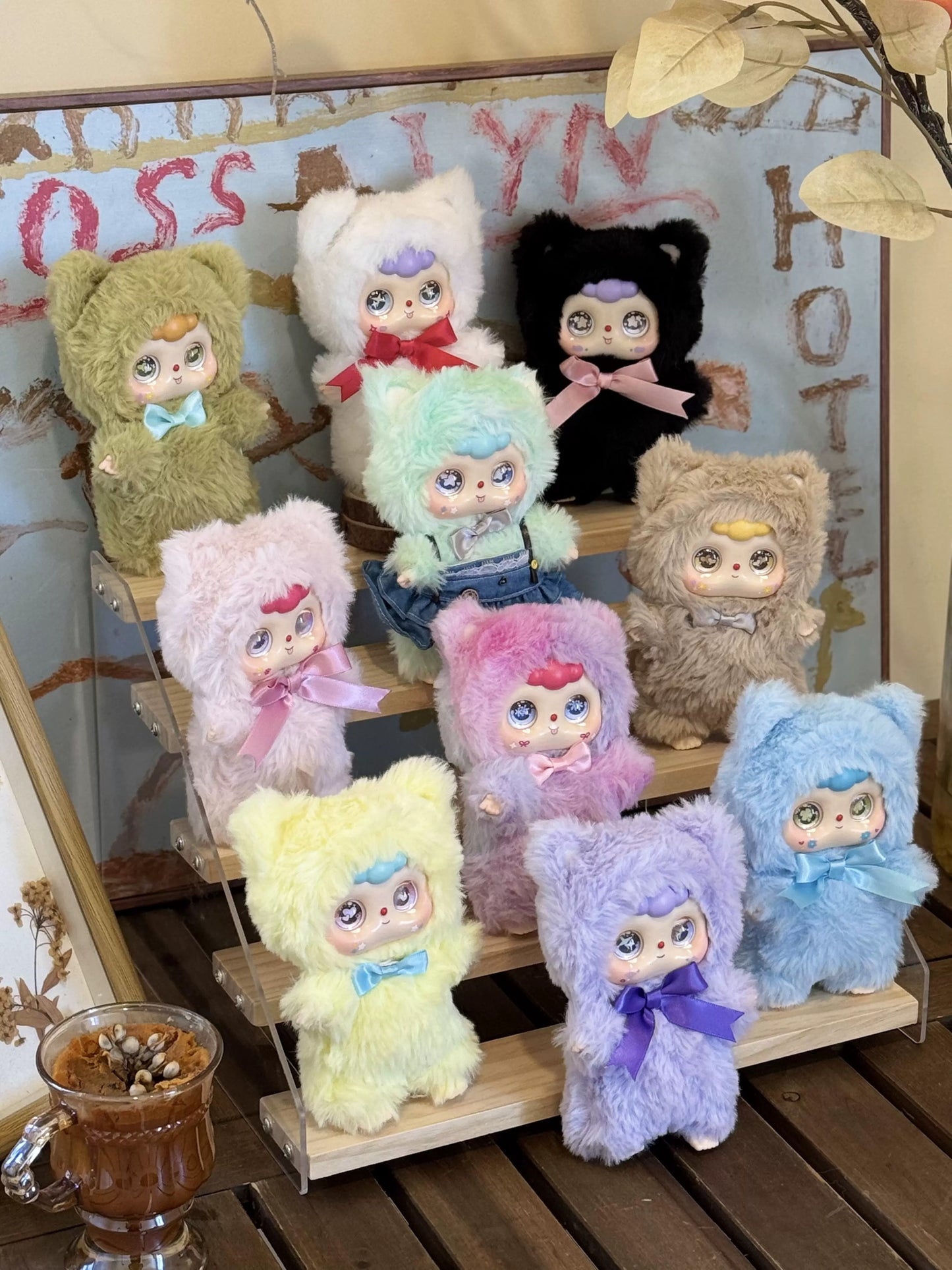 Doubao Cat Coffee Shop Plush Doll V2