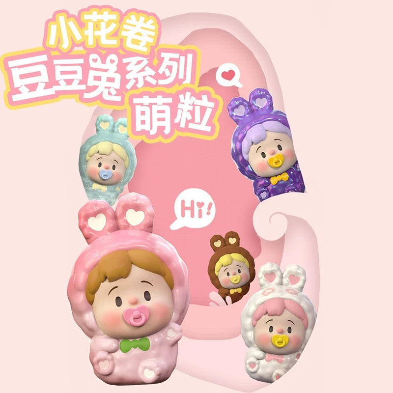 Little Huajuan Rabbit Mini Bean Toy,5 In 1 Bag