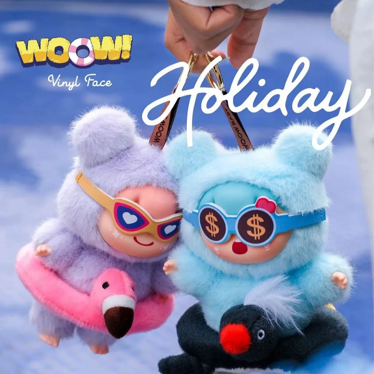 【2025 SUMMER SALE】WOOW Happy Holiday Vinyl Face Plush Doll