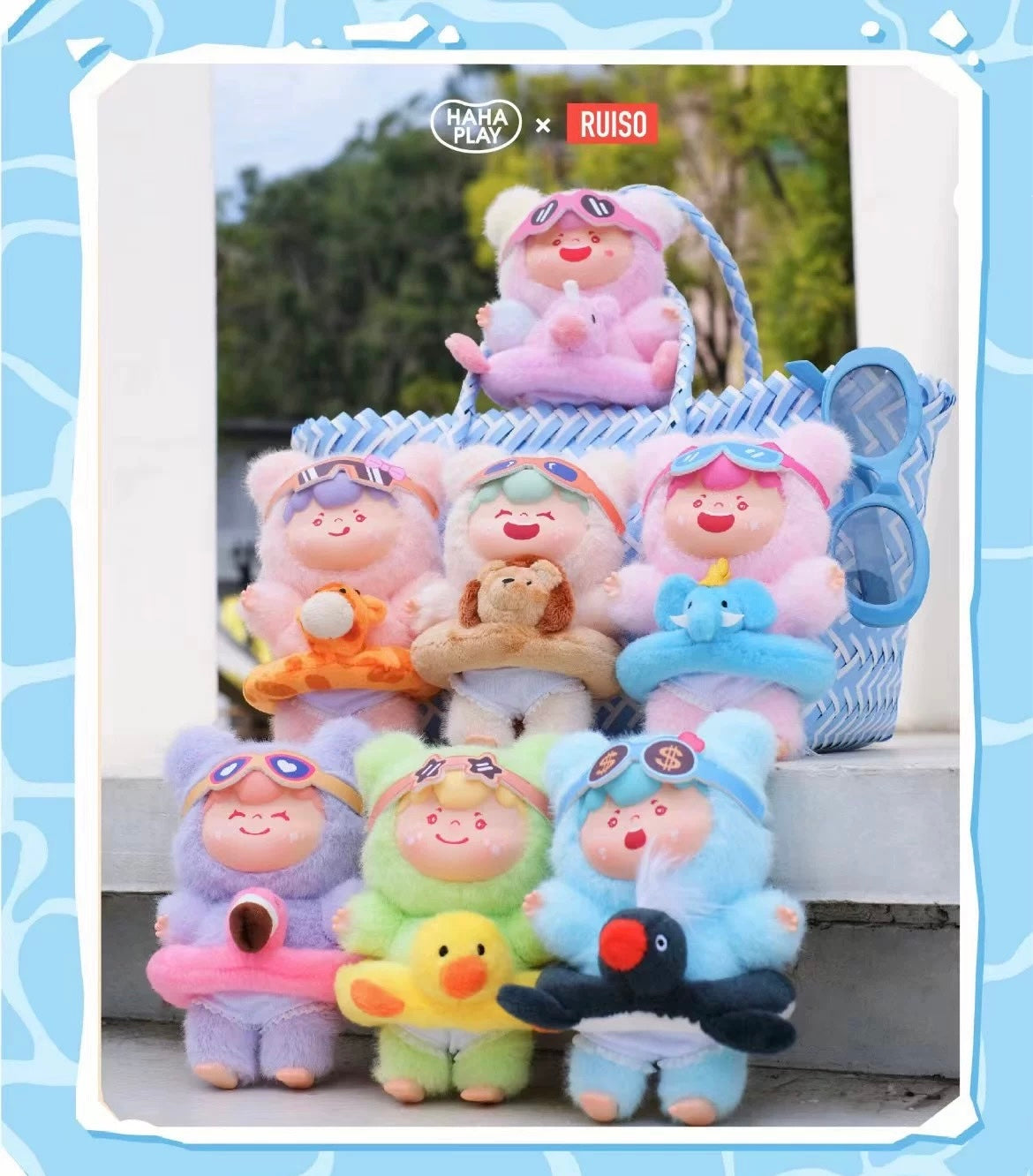【2025 SUMMER SALE】WOOW Happy Holiday Vinyl Face Plush Doll