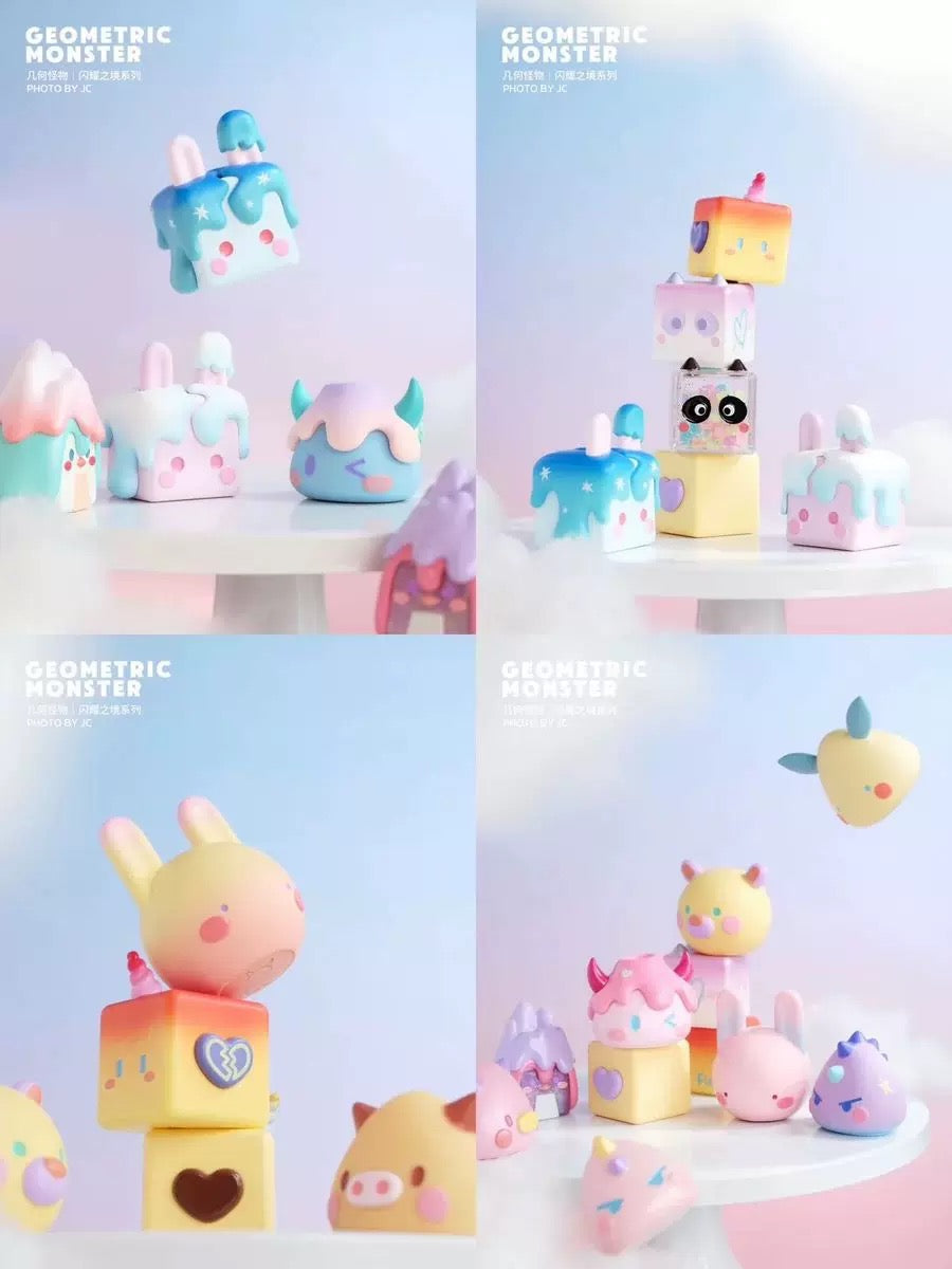 2 Boxes Geometric Monster Mini Bean Toy