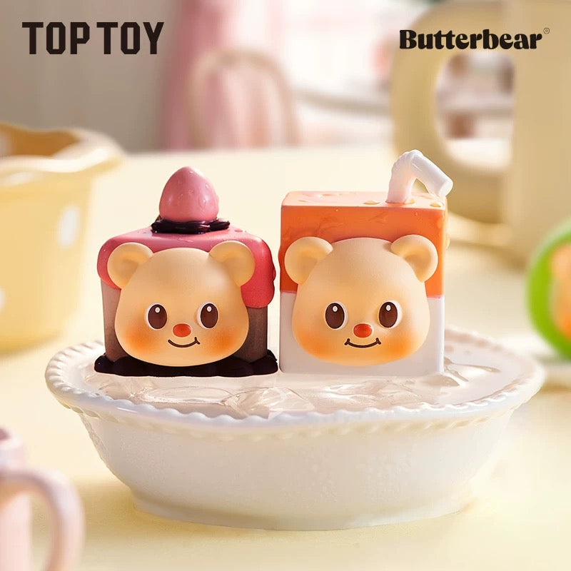 Butterbear Afternoon Tea Mini Bean magnet Toy,3 In 1 Bag