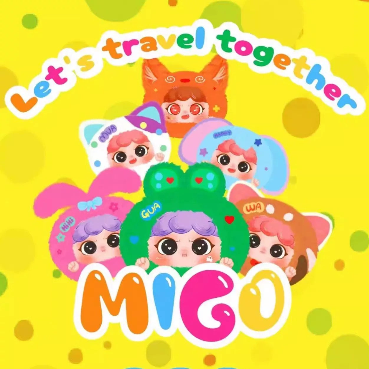 【NEW ARRIVAL】Migo Let’s Travel Together Zipper Bag Plush Doll