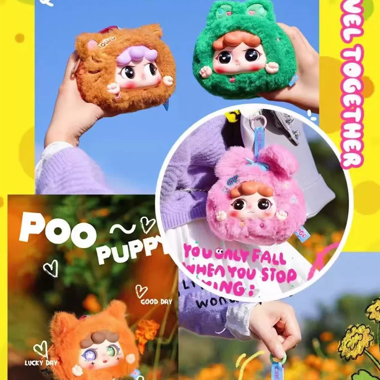 【NEW ARRIVAL】Migo Let’s Travel Together Zipper Bag Plush Doll