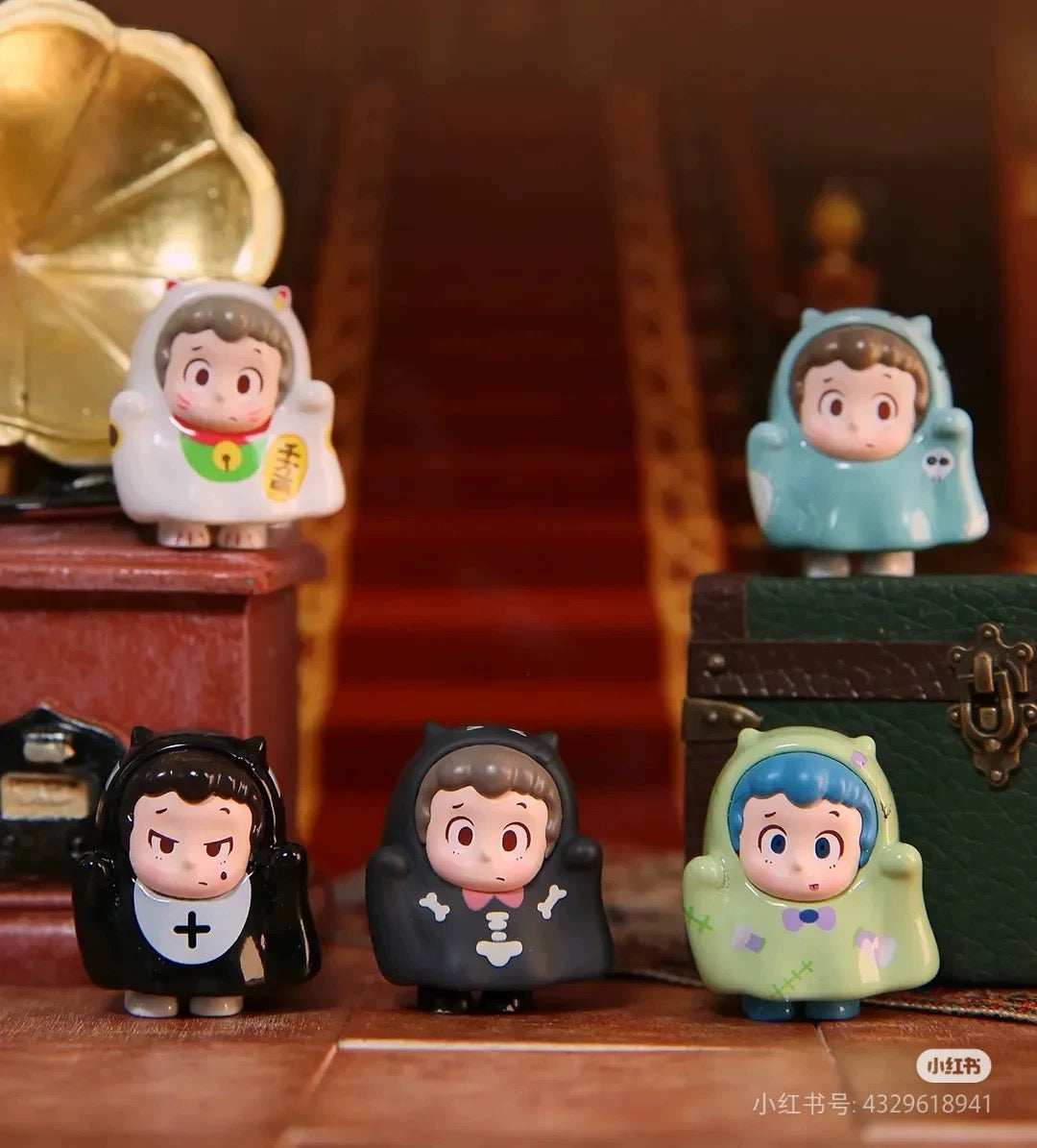 Piny Let’s Hang Out Together Mini Bean Toy,4 In 1 Bag