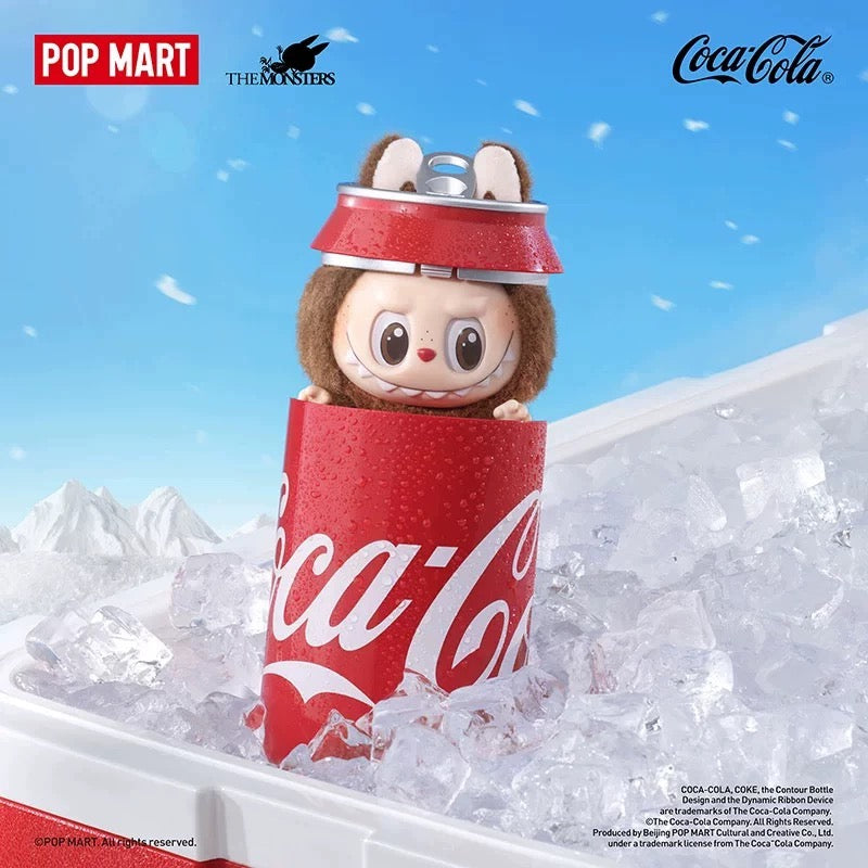 The Monsters Labubu Coca Cola Vinyl Face Plush Doll