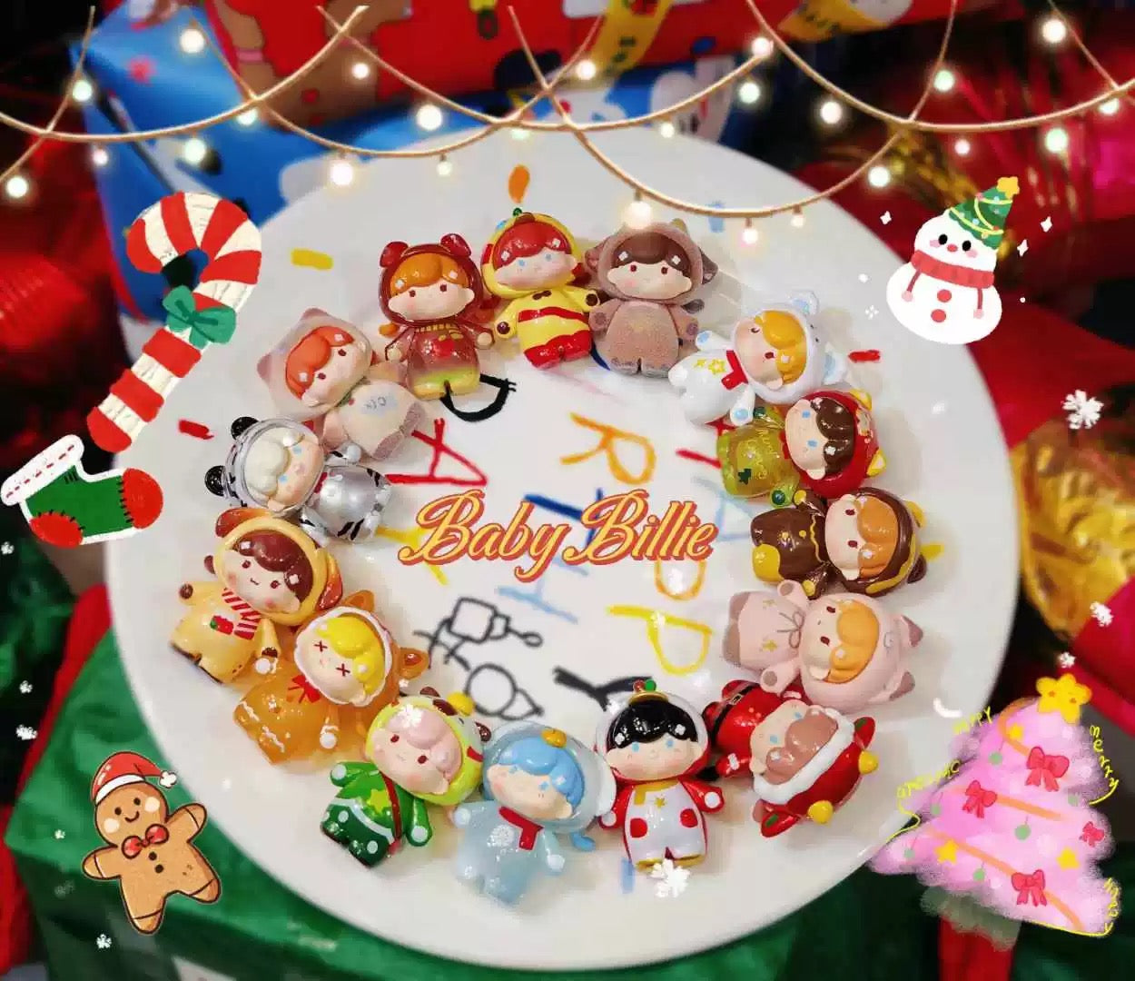 【NEW ARRIVAL】Baby Billie’s Winter Gift Mini Bean Toy,2 Beans
