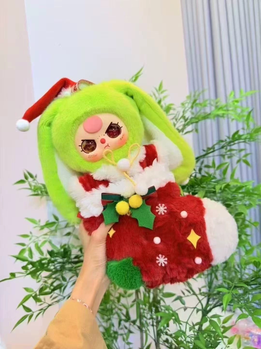 Baby 3 Xmas Hanging Card Plush Doll