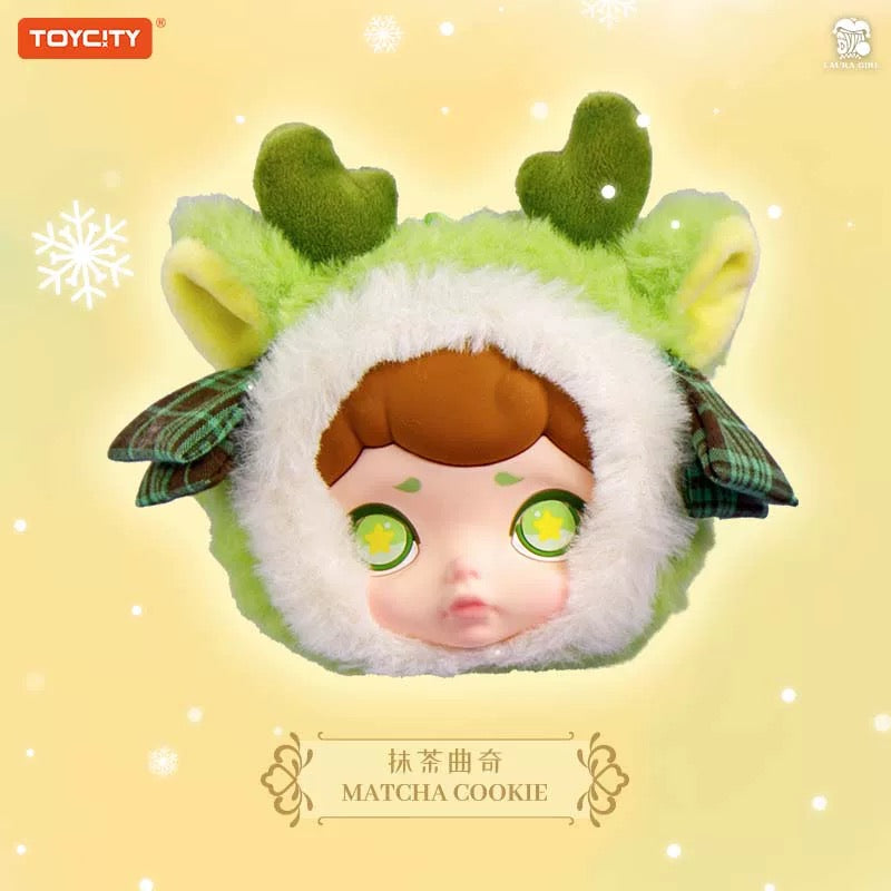 Laura Winter Tea Party Fluffy Earphone Bag