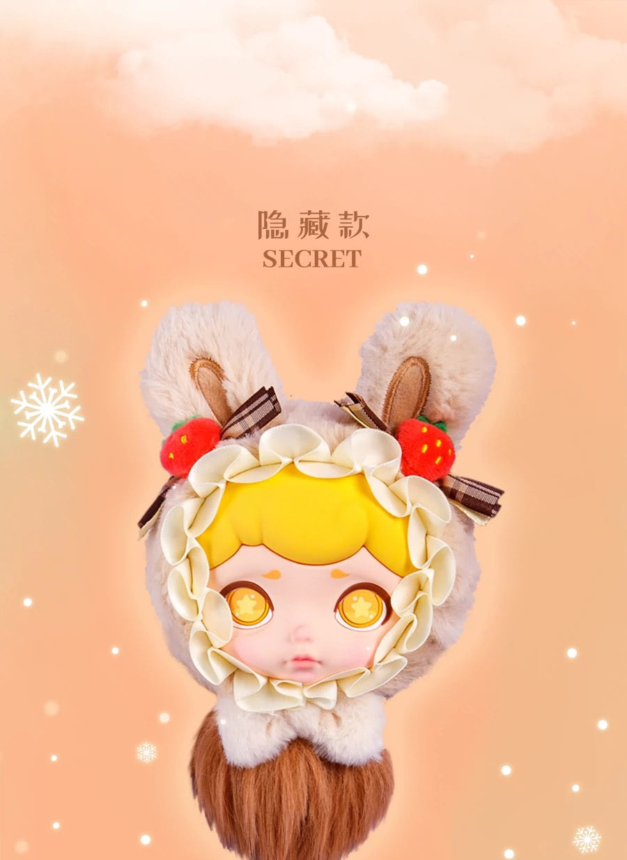 Laura Winter Tea Party Fluffy Earphone Bag