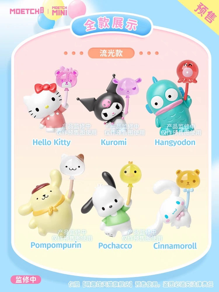 Sanrio Characters Balloon Tour Mini Bean,3 Beans