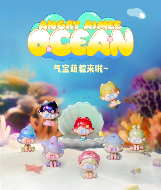 Angry Aimee Ocean Deep Sea Adventure Mini Bean,5 In 1 Bag