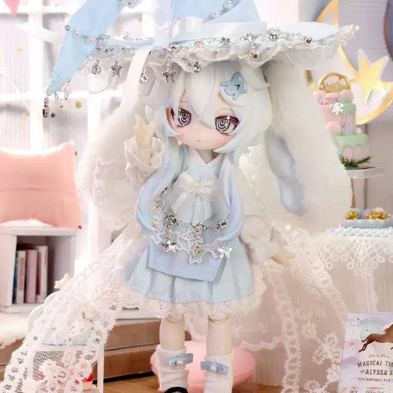 【NEW ARRIVAL】INEDIBLE Bjd Doll,Bunny Jump Time Toy,secret,special,hanging card