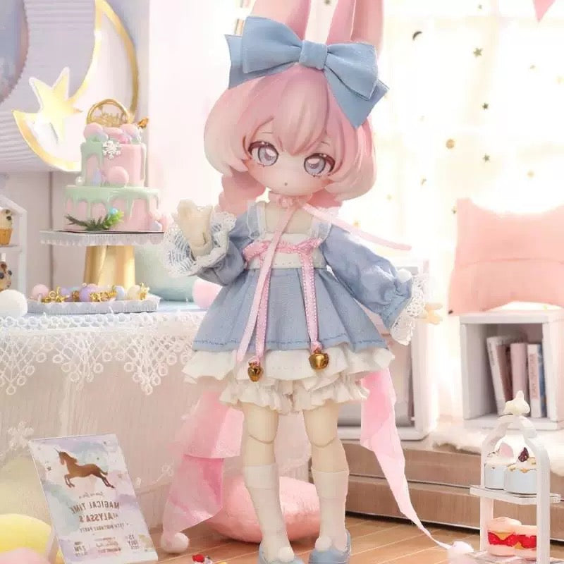【NEW ARRIVAL】INEDIBLE Bjd Doll,Bunny Jump Time Toy,secret,special,hanging card