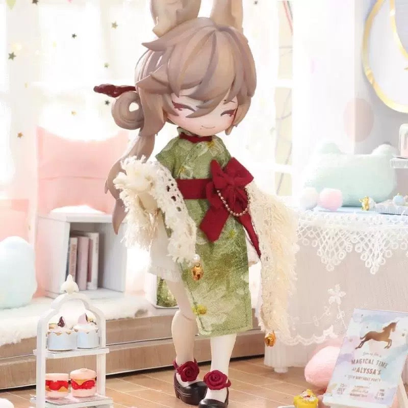 【NEW ARRIVAL】INEDIBLE Bjd Doll,Bunny Jump Time Toy,secret,special,hanging card