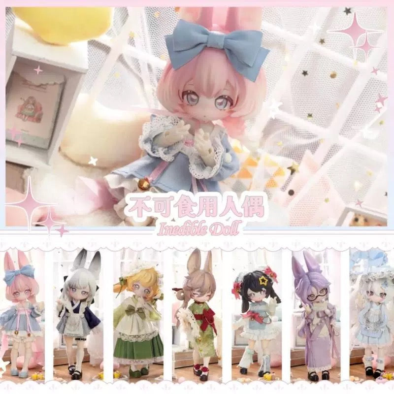 【NEW ARRIVAL】INEDIBLE Bjd Doll,Bunny Jump Time Toy,secret,special,hanging card