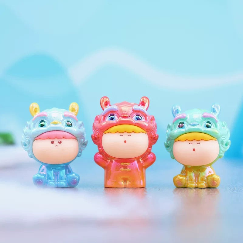 Auspicous Divine Pet Qilin Toy,2 Boxes