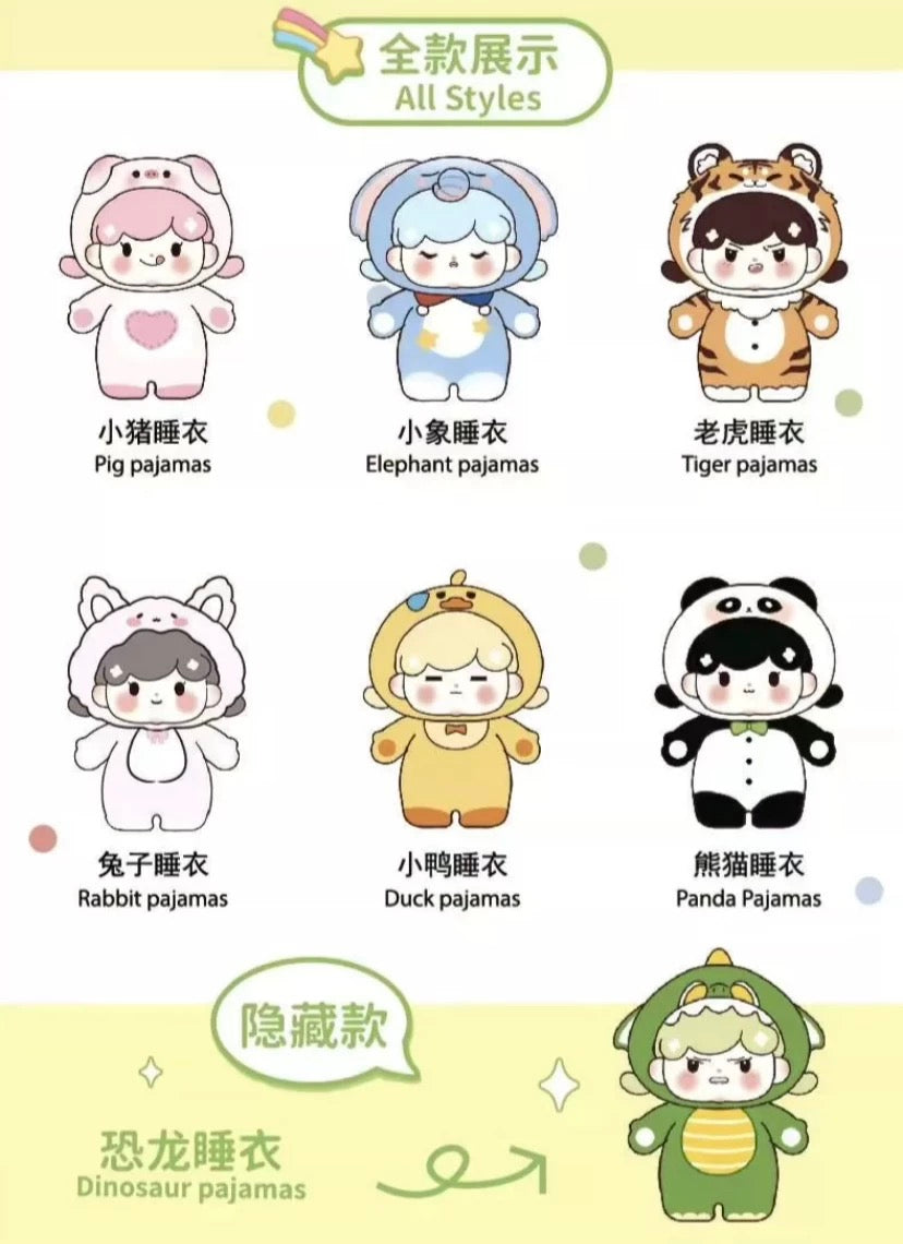 【NEW ARRIVAL】Billie's Pajama Party PVC Mini Bean Toy