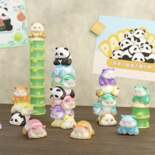 PANDUDU Magnetic Jenga Mini Bean Toy,4 In 1 Bag