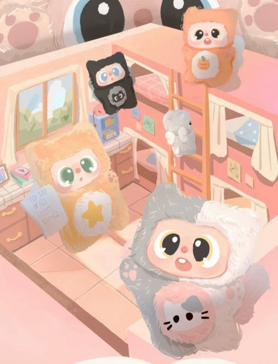 Pitty's Meow Meow Dormitory Plush Doll