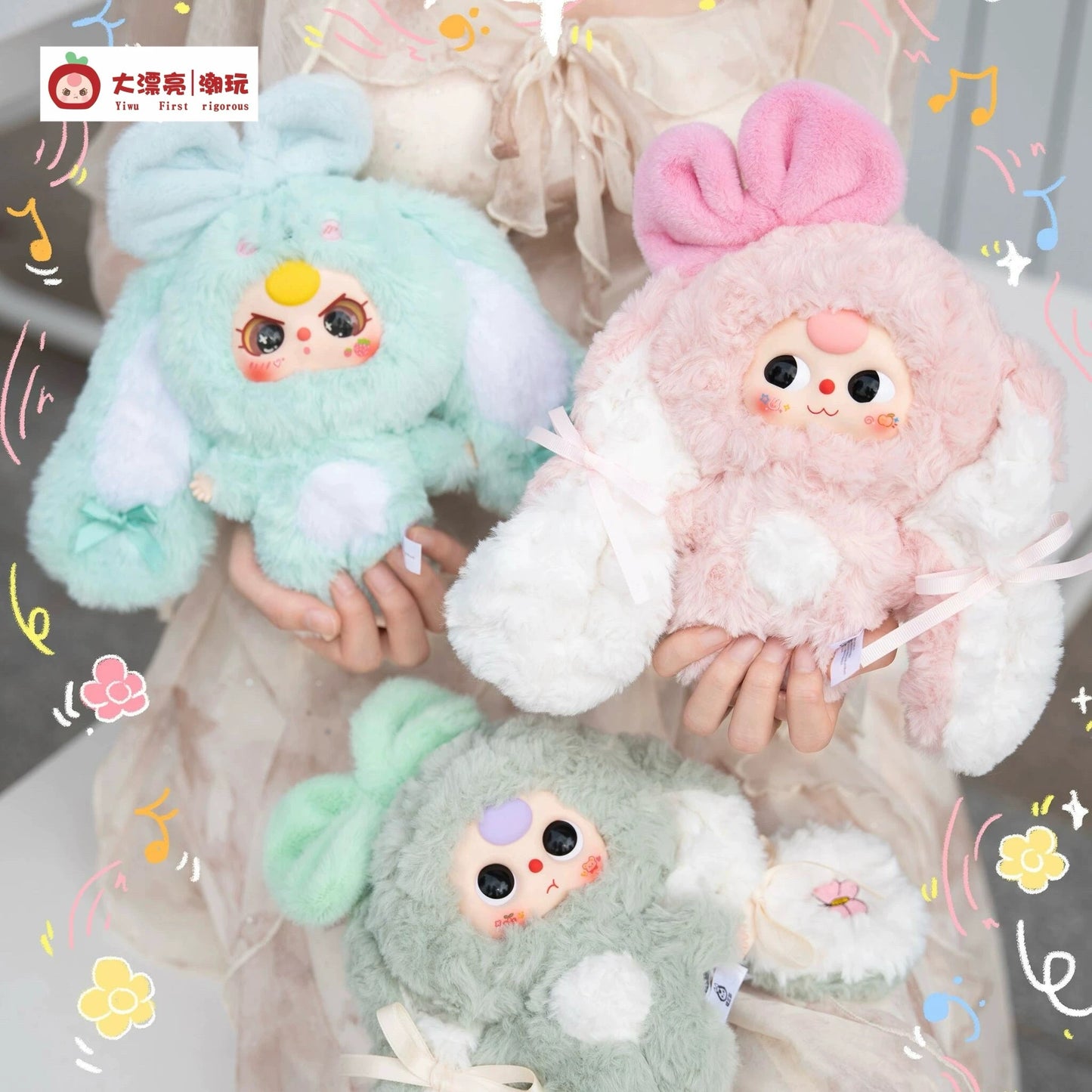 Baby 3 Bunny Return Plush Doll