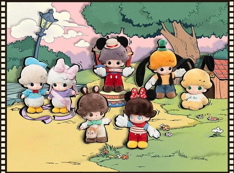 Dimoo World Vinyl Plush Doll Keychain