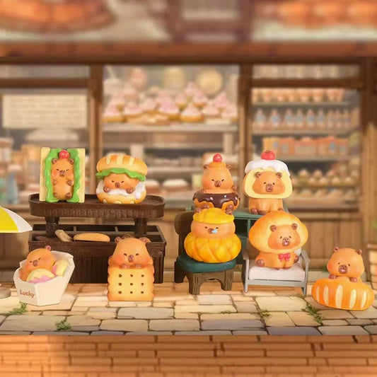 The Capybara Bakery Mini Bean Toy,2 boxes