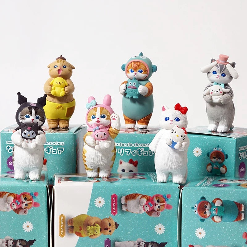 Sanrio Mofusand Standing Mini Bean Toy,2 boxes