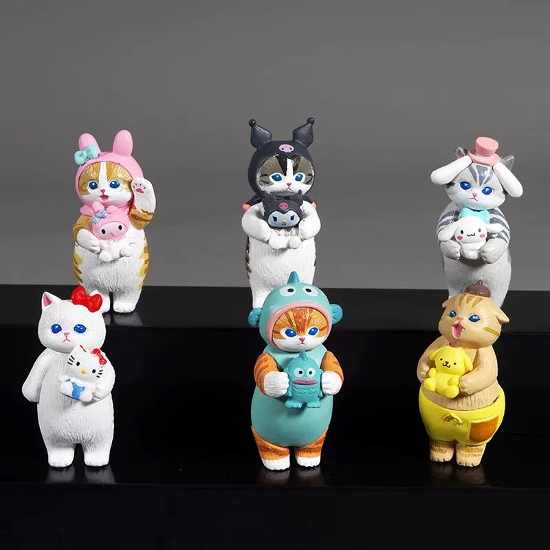 Sanrio Mofusand Standing Mini Bean Toy,2 boxes