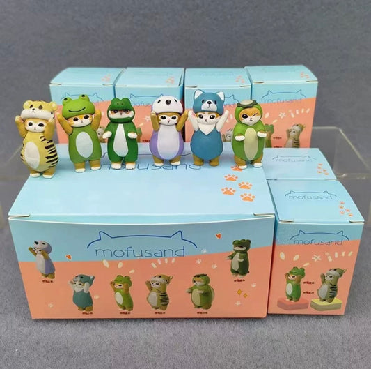 Mofusand Cosplay Animal Mini Bean Toy,2 boxes