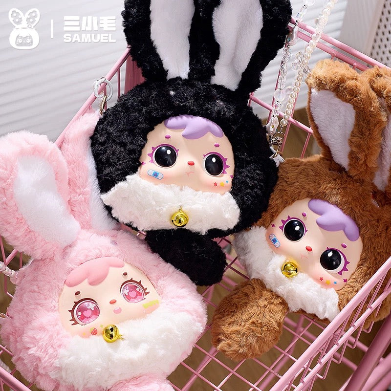 【NEW ARRIVAL】Samuel Dopamine Rabbit Chain Plush Doll Bag