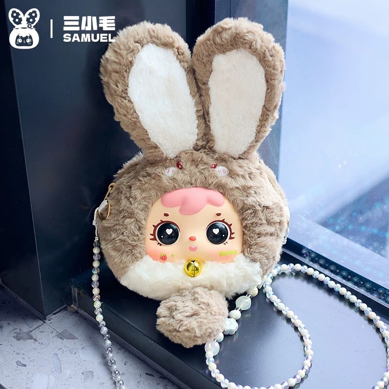 【NEW ARRIVAL】Samuel Dopamine Rabbit Chain Plush Doll Bag