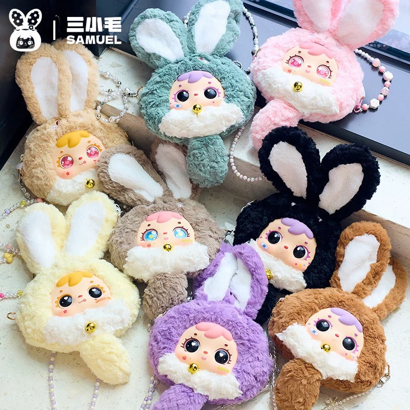 【NEW ARRIVAL】Samuel Dopamine Rabbit Chain Plush Doll Bag