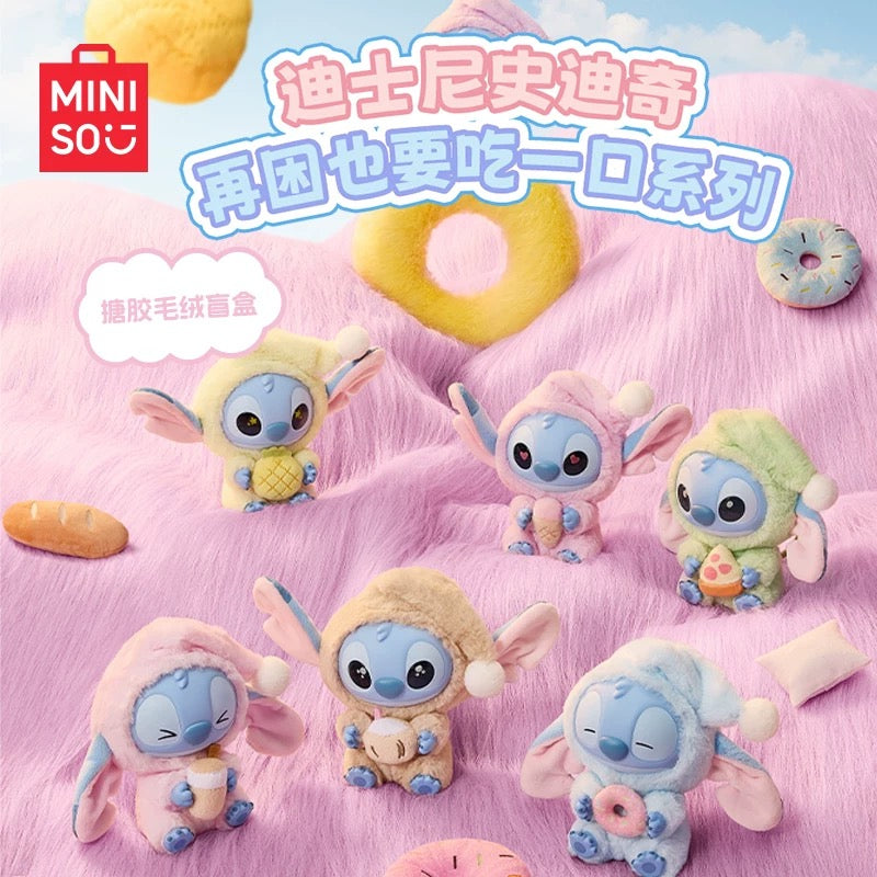 Disney Stitch Eat Something Before Sleep Plush Doll