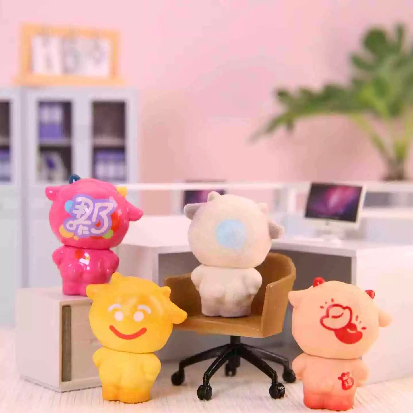 【NEW ARRIVAL】Piny Sheep Logbook Mini Bean Toy,4 In 1 Bag