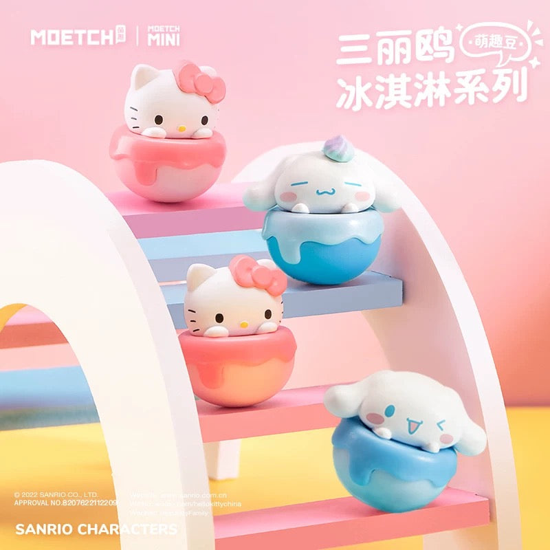 【NEW ARRIVAL】Sanrio Superstar Ice cream Mini Bean Toy,Shiny Vershion,3 Beans