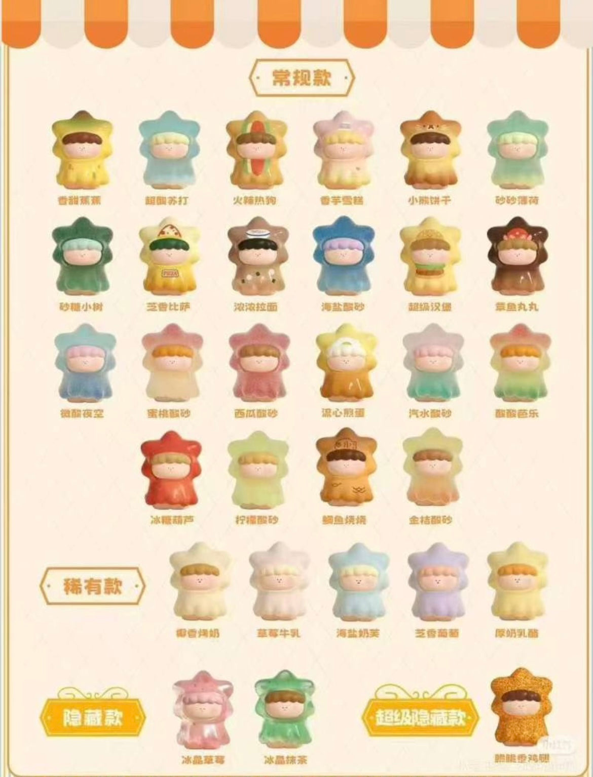 【NEW ARRIVAL-RESTOCK】Wishing Star V3 Candy Sweet Jar Mini Bean Toy,4 In 1 Bag