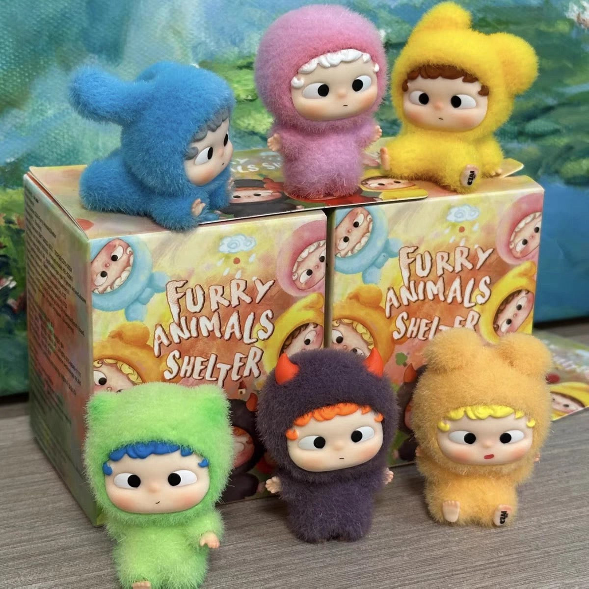 Ozai Furry Animals Shelter Mini Bean