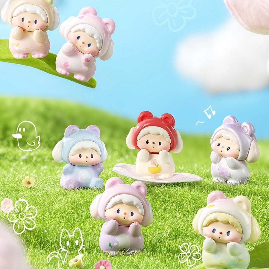 Luludog's Bear Party V2,A Picnic In Spring Mini Bean Toy,5 In 1 Bag