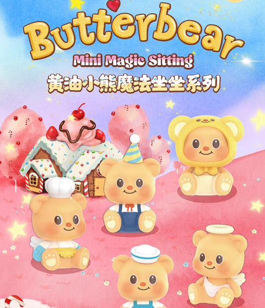 Butterbear Mini Magic Sitting Mini Bean Toy,3 In 1 Bag