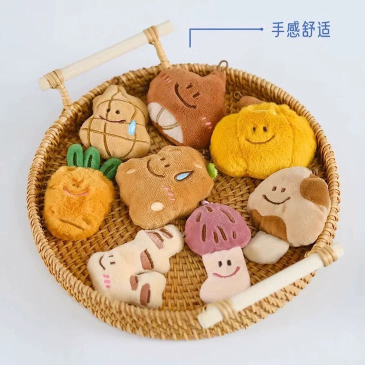 Forest Monster What To Eat Today Fluffy Magnet Mini Bean Toy,3 beans