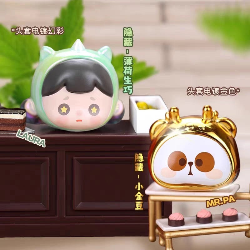 【NEW ARRIVAL】Cocoa Bug Adventure Fridge Magnet Mini Bean Toy,4 beans