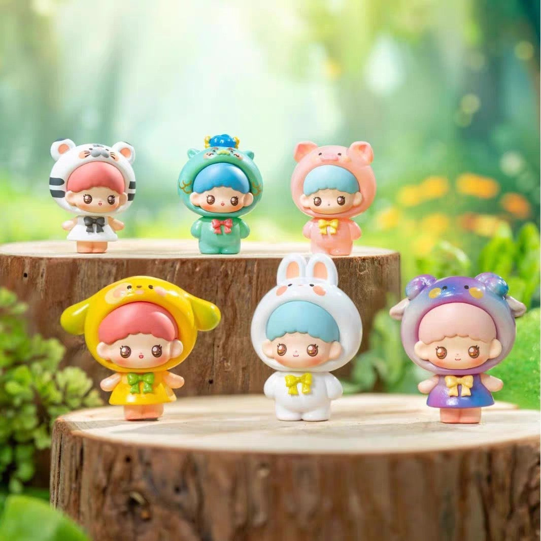 【NEW ARRIVAL】Twinkle Twins Swallowing Shining 12 Zodiac Mini Bean Toy,4 Boxes