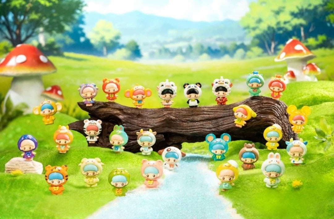 【NEW ARRIVAL】Twinkle Twins Swallowing Shining 12 Zodiac Mini Bean Toy,4 Boxes